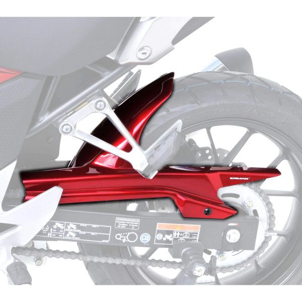 Ermax Ermax hugger | metallic red (millenium red) | honda cb 500 x 2016>2018